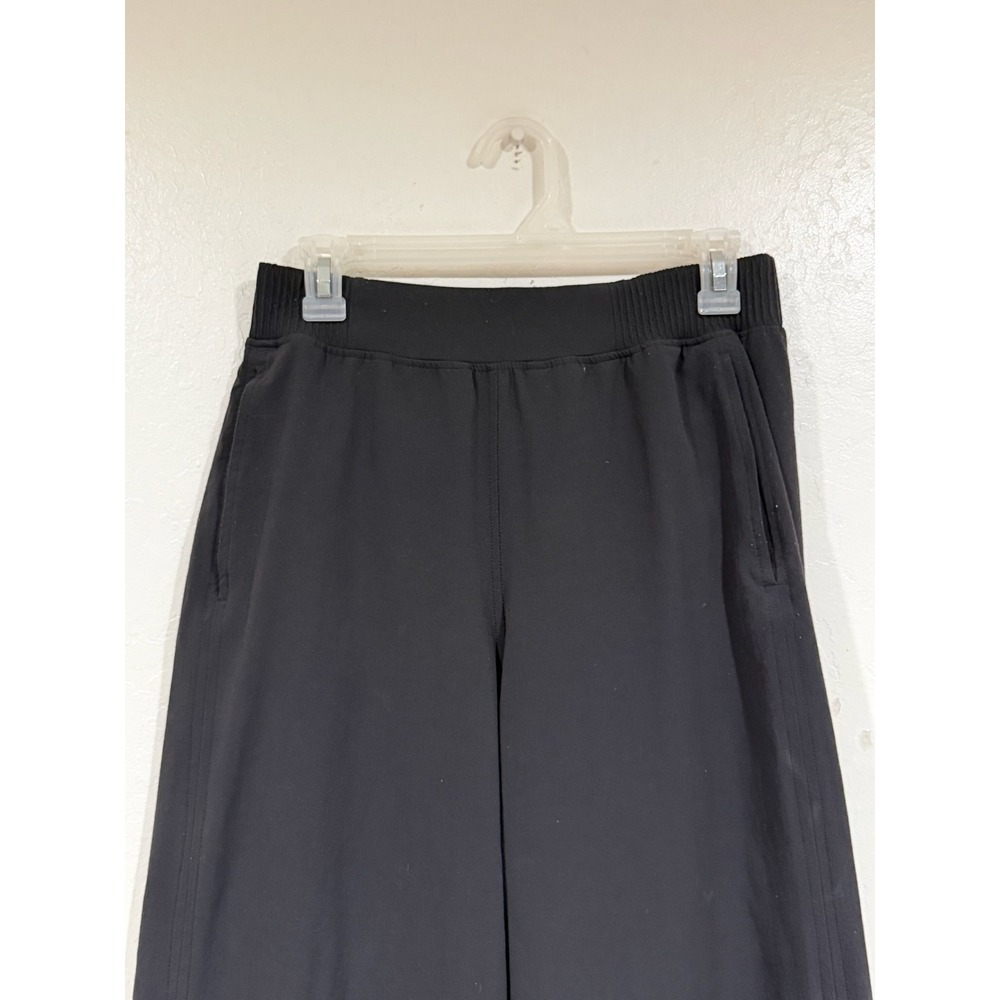 Lululemon Stretch Woven Wide Leg High Rise Pants Black LW5FF3S Size M - Picture 9 of 9